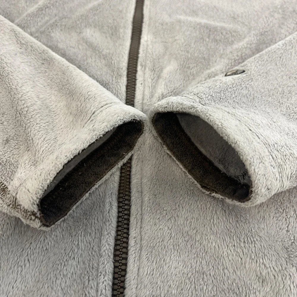 Kuhl Sherpa‎ Jacket Womens Brown Beige Fleece Full Zip Outdoor Hiking Medium